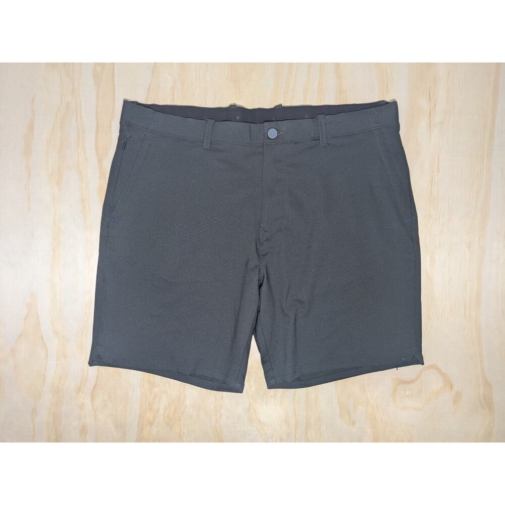 Tommy Bahama Men's 40 Black Performance Golf Shorts Stretch Flat Front